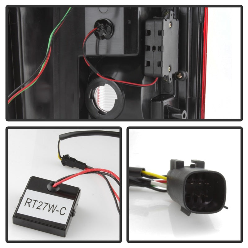 Spyder 18-19 Ford F-150 (w/o Blind Spot Sensor) LED Tail Lights - Red Clear (ALT-YD-FF15018-LED-RC) Tail Lights SPYDER