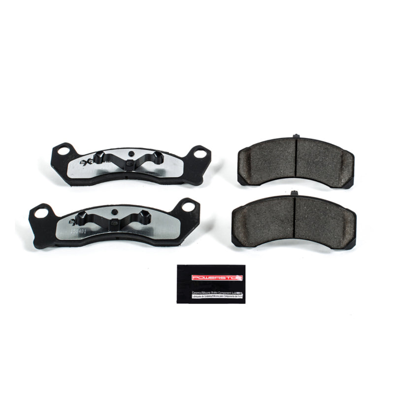 Power Stop 90-91 Ford Country Squire Front Z26 Extreme Street Brake Pads w/Hardware Brake Pads - Performance PowerStop