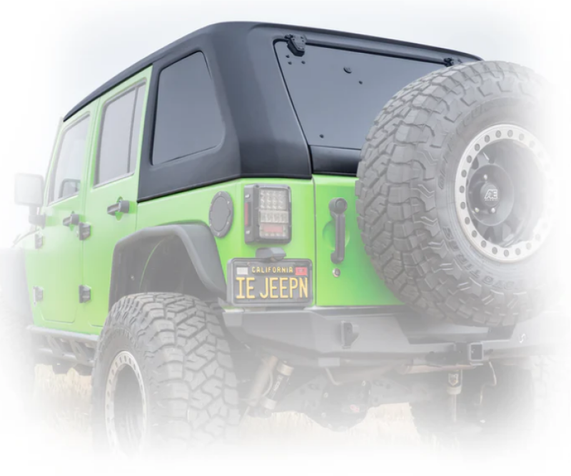 Turn Offroad 2007-2018 Jeep JK 4 Door Fastback Hardtop 1 Piece Hard Top Accessories TURN Offroad