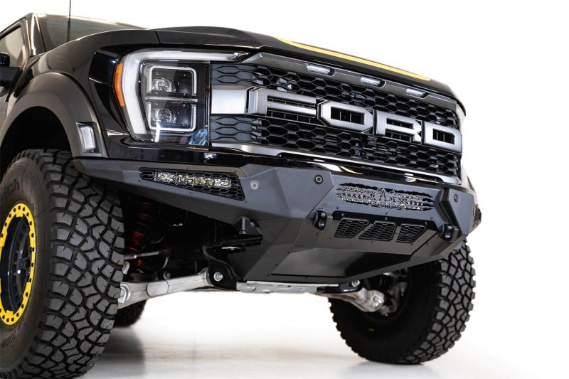Addictive Desert Designs 21-22 Ford Raptor HoneyBadger Front Bumper Bumpers - Steel Addictive Desert Designs