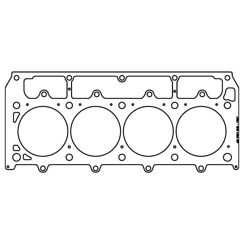 Cometic GM LSX Gen-4 Small Block V8 .040in MLX Cyl Head Gskt-4.165in Bore-1/2in and 3/8in Studs-RHS Head Gaskets Cometic Gasket