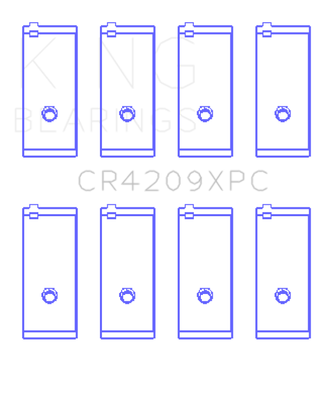 King Engine Bearings Toyota 3SGTE 16v 2.0L pMaxKote Performance Rod Bearing Set - Size STD Bearings King Engine Bearings