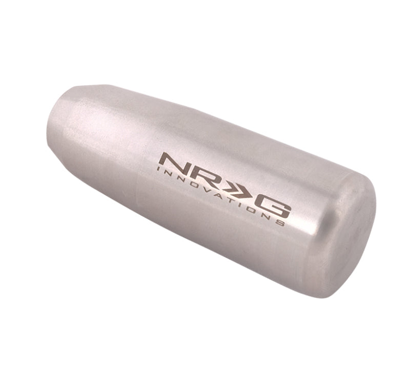 NRG Universal Short Shifter Knob - 3.5in. Length / Heavy Weight .85Lbs. - Silver Shift Knobs NRG