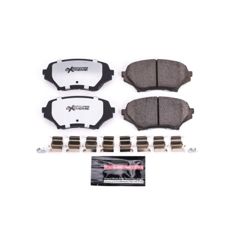 Power Stop 06-15 Mazda MX-5 Miata Front Z26 Extreme Street Brake Pads w/Hardware Brake Pads - Performance PowerStop