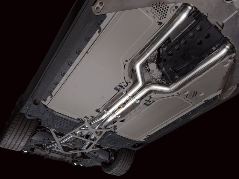 AWE Tuning BMW G90/G99 M5 Track Edition Cat-Back Exhaust - Chrome Silver Tips Catback AWE Tuning