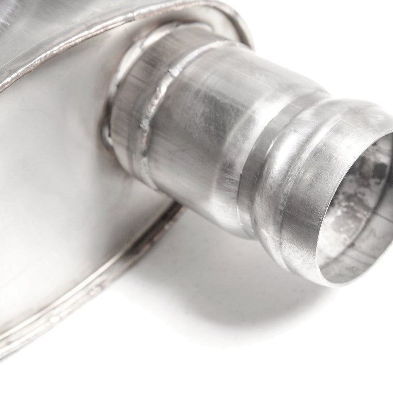 Stainless Works 2018 Jeep TrackHawk 6.2L 3in Catback System X-Pipe Turbo S-Tube Muffler Stock Exit Catback Stainless Works