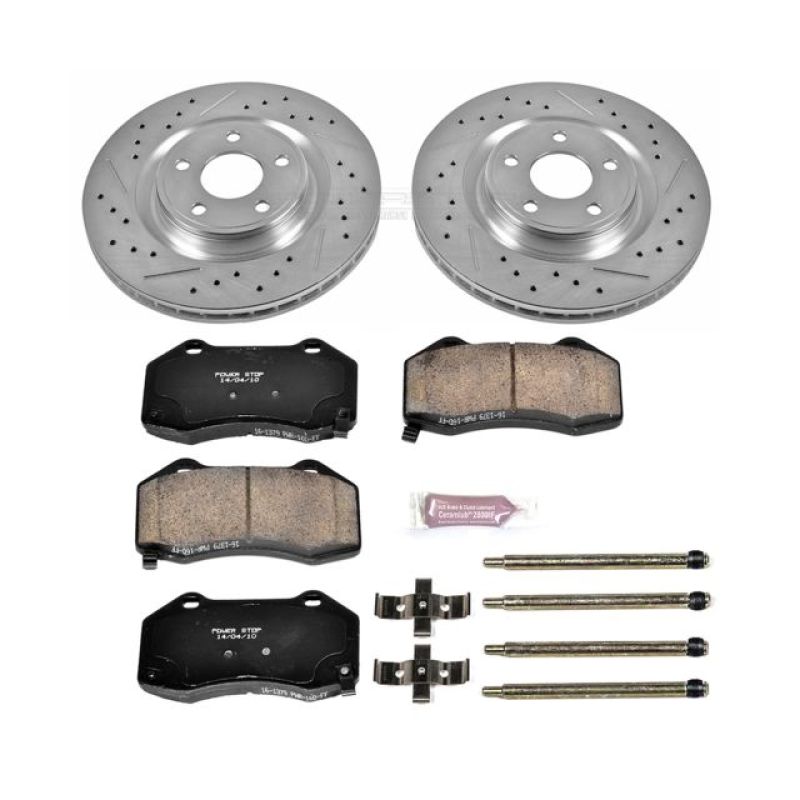 Power Stop 08-10 Chevrolet Cobalt Front Z23 Evolution Sport Brake Kit Brake Kits - Performance D&S PowerStop