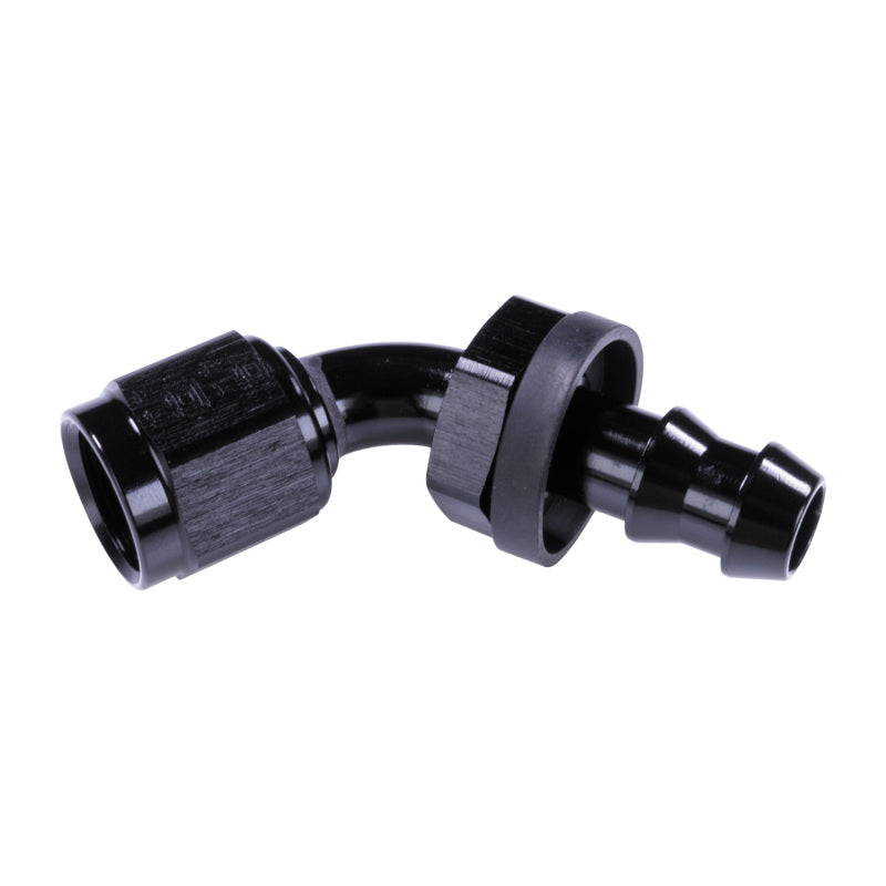 Russell 6AN Twist-Lok 60 Degree Hose End - Black Hoses Russell