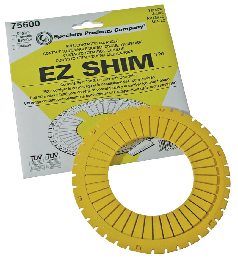 SPC Performance EZ Shim Dual Angle Camber/Toe Shim (Yellow) Alignment Kits SPC Performance