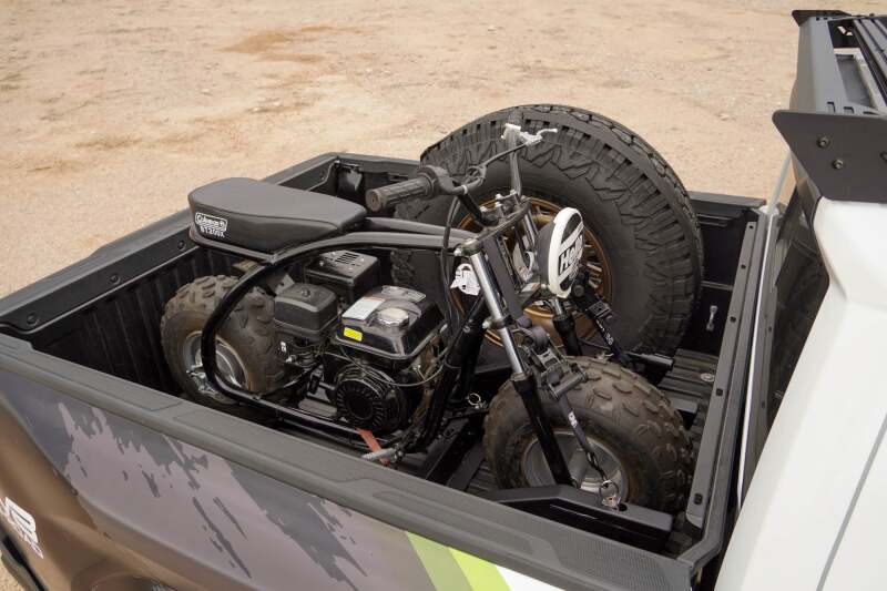 DV8 Offroad Truck Bed Universal Tire Carrier & Accessory Mount Chase Racks DV8 Offroad
