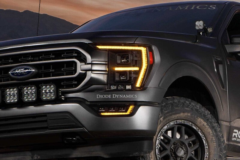 Diode Dynamics 2021+ Ford F-150 Elite LED Headlamps Light Accessories and Wiring Diode Dynamics