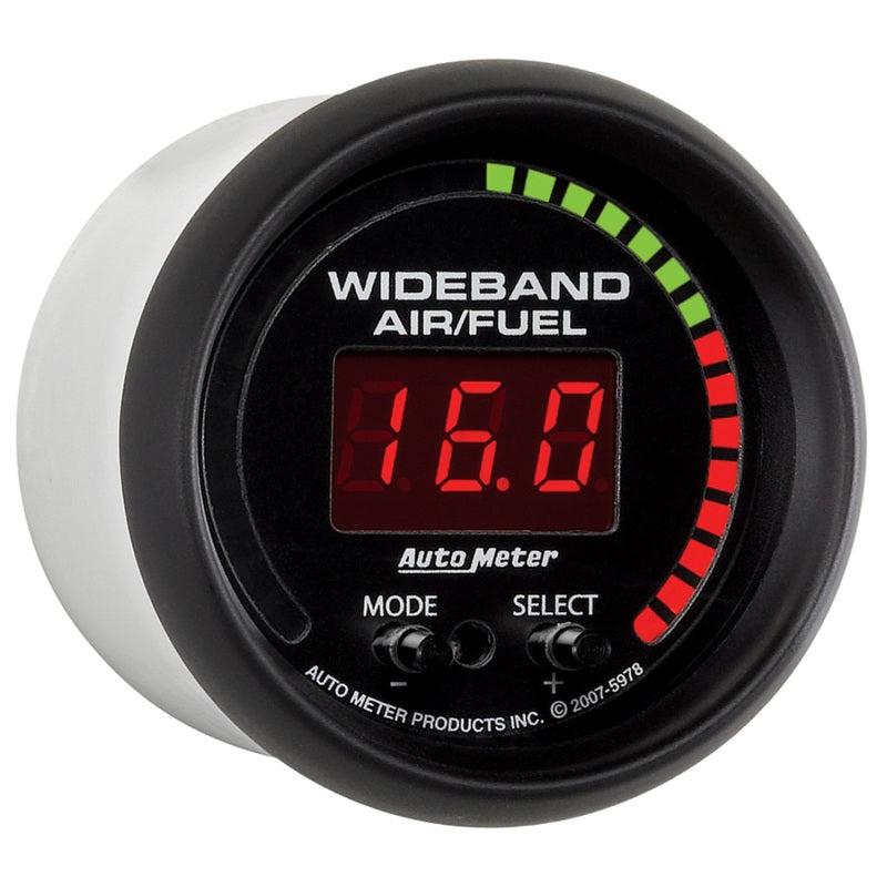 Autometer ES Digital 52mm Wideband Air/Fuel Kit Gauges AutoMeter