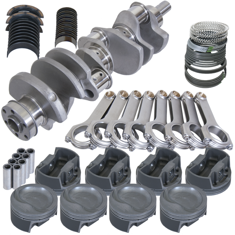 Eagle Ford 351W 4.000in Crank 6.200in H-Beam -28cc Inv Dome 4.030in Pistons Balanced Assembly Rotating Assemblies Eagle