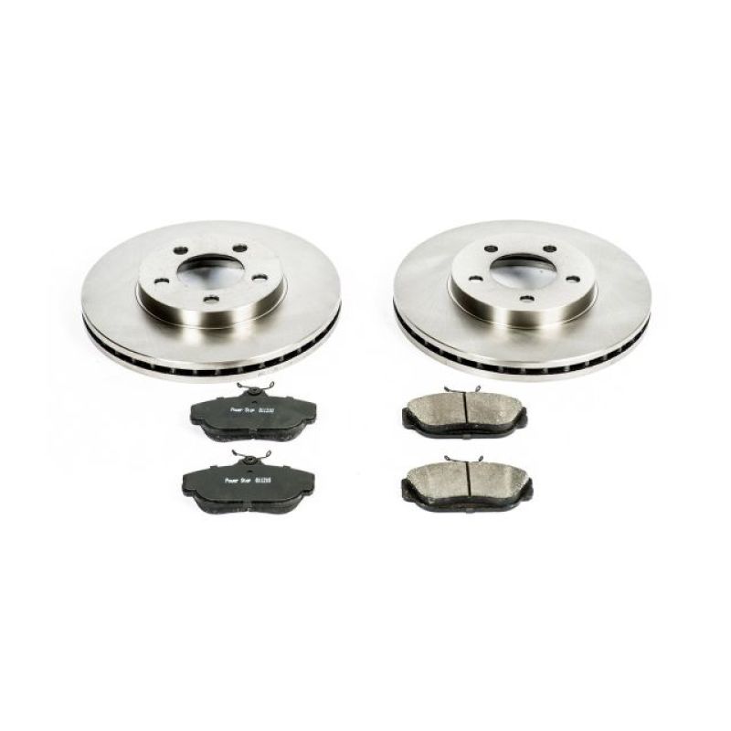 Power Stop 94-00 Ford Taurus Front Autospecialty Brake Kit Brake Kits - OE PowerStop