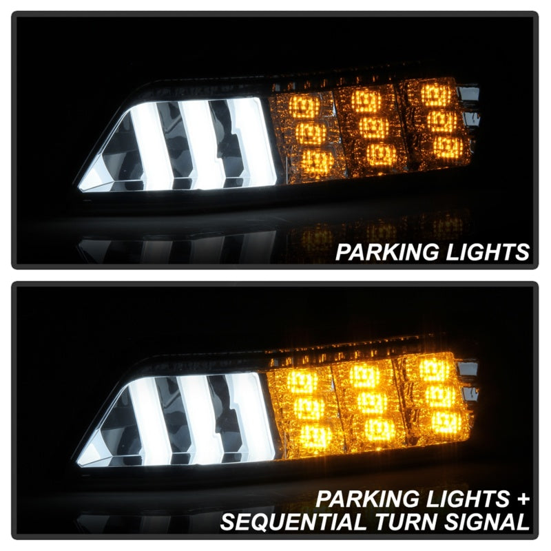 Spyder 15-16 Ford Mustang LED DRL - Smoke (CBL-YD-FM15-LED-SM) Daytime Running Lights SPYDER
