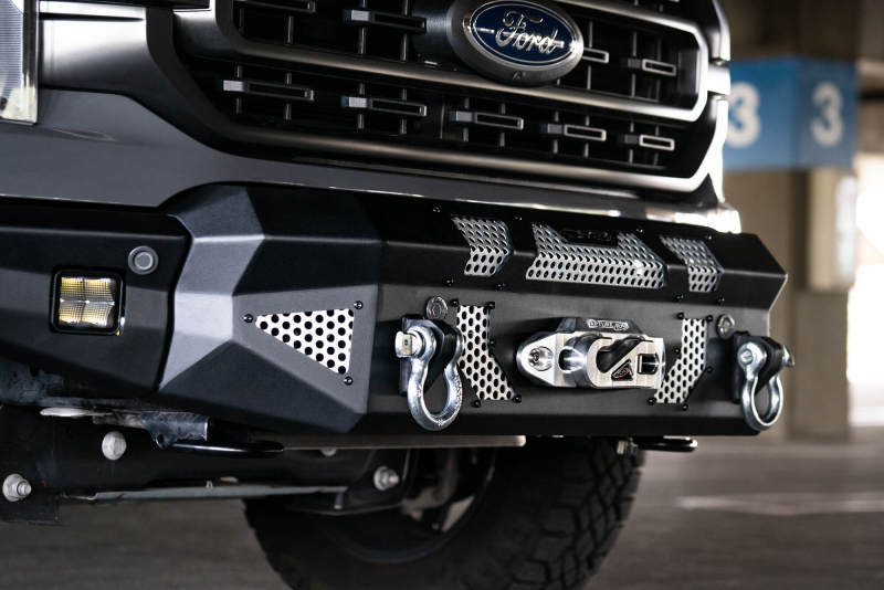 DV8 Offroad 21-22 Ford F-150 MTO Series Winch Front Bumper Bumpers - Steel DV8 Offroad