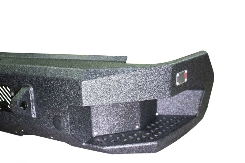 Fishbone Offroad 19-22 Chevy Silverado 1500 Rockfish Rear Bumper - Black Texture Bumpers - Steel Fishbone Offroad