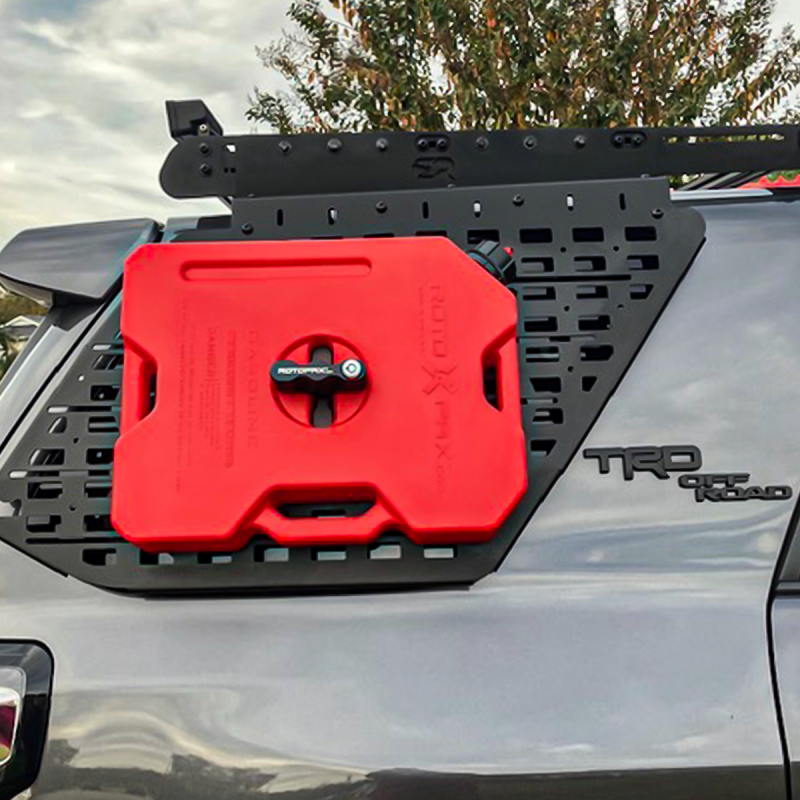 Cali Raised 10-24 Toyota 4Runner T4R 5Gen Exterior Window Molle Panel/Cali Raised Rack/Driver Bed Liners Cali Raised LED