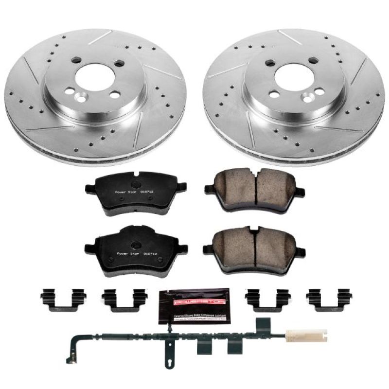 Power Stop 07-10 Mini Cooper Front Z23 Evolution Sport Brake Kit Brake Kits - Performance D&S PowerStop