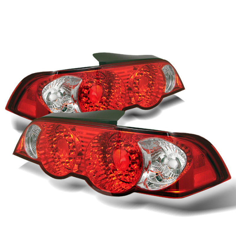 Spyder Acura RSX 02-04 LED Tail Lights Red Clear ALT-YD-ARSX02-LED-RC Tail Lights SPYDER