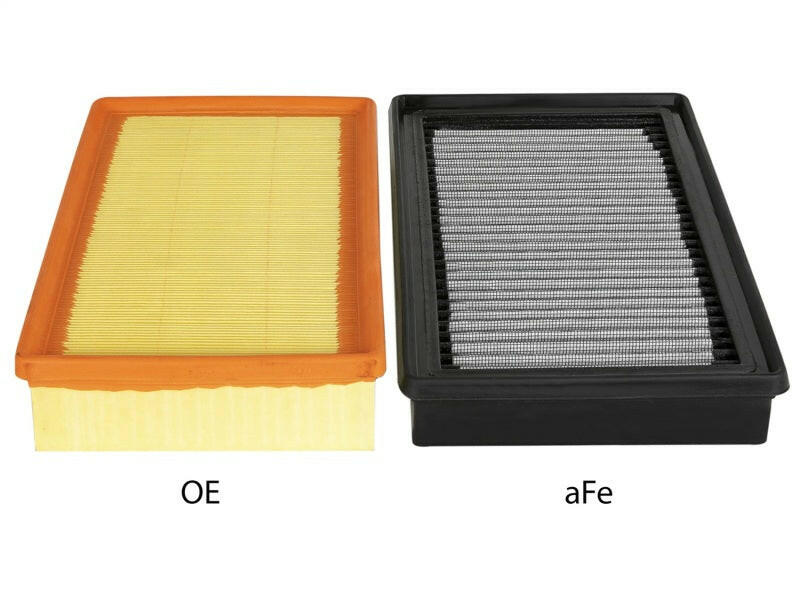 aFe MagnumFLOW Pro Dry S OE Replacement Filter 18-19 Volkswagen Atlas L4-2.0L (t)/V6-3.6L Air Filters - Direct Fit aFe