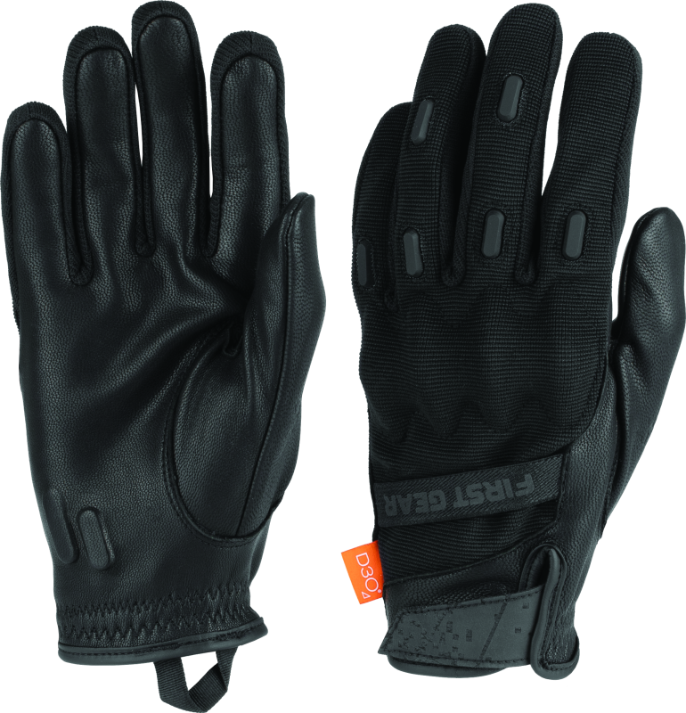 FIRSTGEAR Torque Gloves Mens Black - Large Gloves First Gear