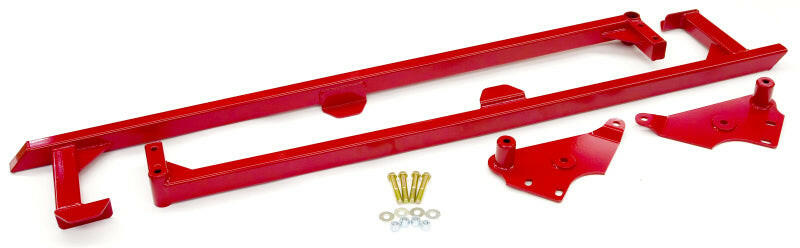 BMR 04-06 GTO Weld-On Boxed Subframe Connectors - Red Chassis Bracing BMR Suspension