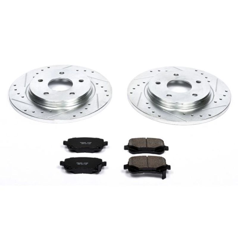 Power Stop 08-12 Chrysler Town & Country Rear Z23 Evolution Sport Brake Kit Brake Kits - Performance D&S PowerStop