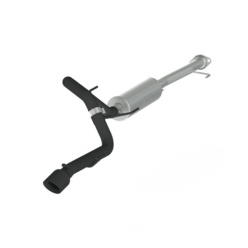 MBRP 10-18 Toyota 4 Runner BLK 4in O.D Tip Single Rear Exit 2.5in Cat Back Exhaust Catback MBRP