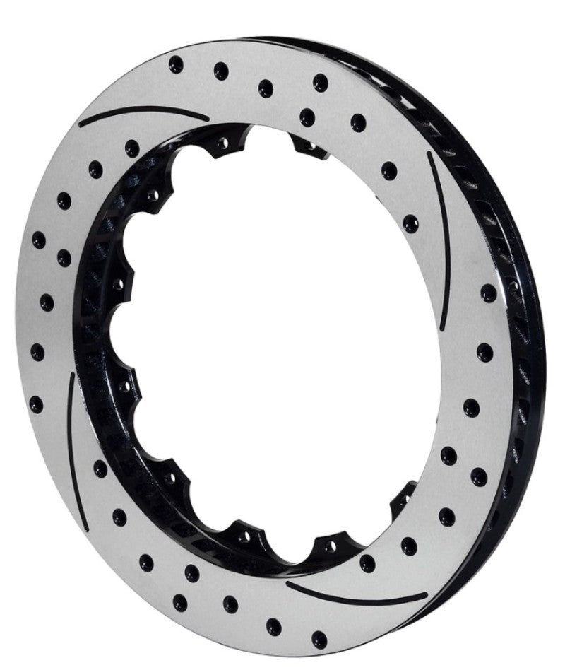 Wilwood Rotor GT Curved Vane Rotor Spec-37 Iron 72 CV 12 x 8.75 Left Hand Side Brake Rotors - 2 Piece Wilwood