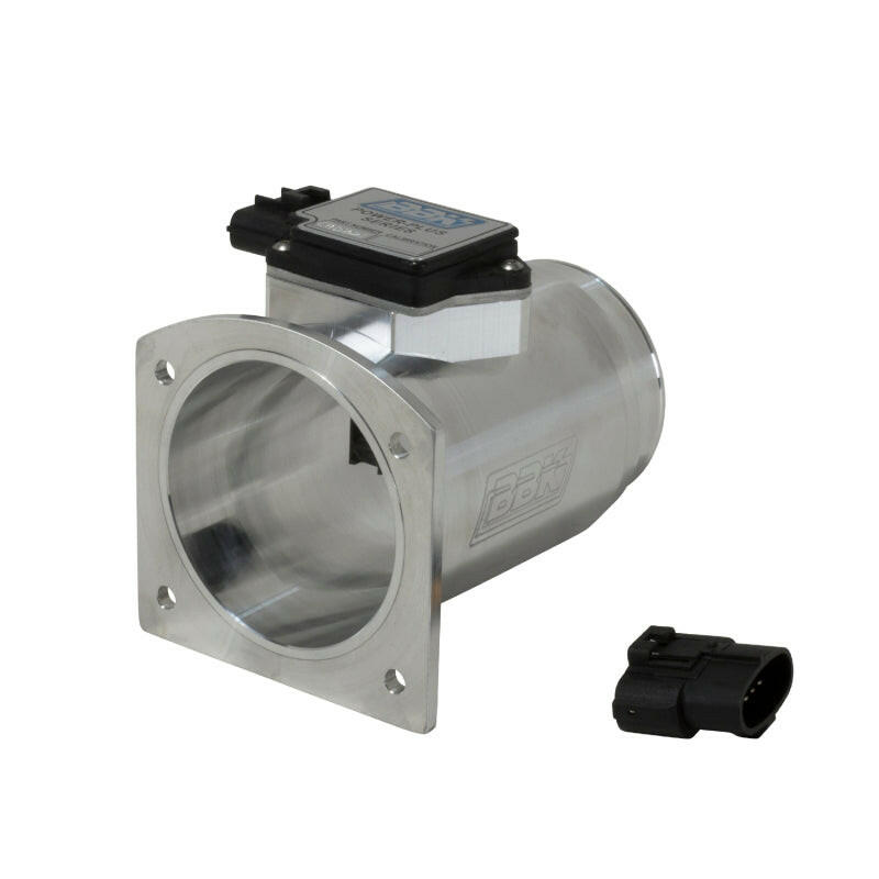 BBK 94-95 Mustang 5.0 Mass Air Meter 76mm 24 lb Inj. Cold Air Calibration CNC Billet Housing Mass Air Flow Sensors BBK