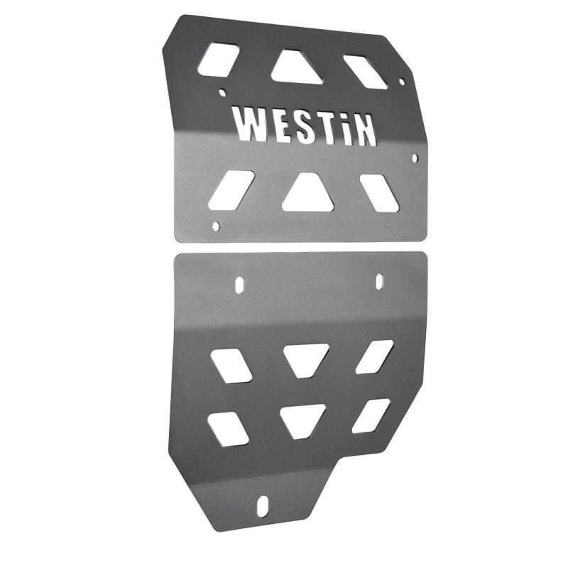 Westin 18-22 Jeep Wrangler JL Transmission Pan Skid Plate - Textured Black Skid Plates Westin