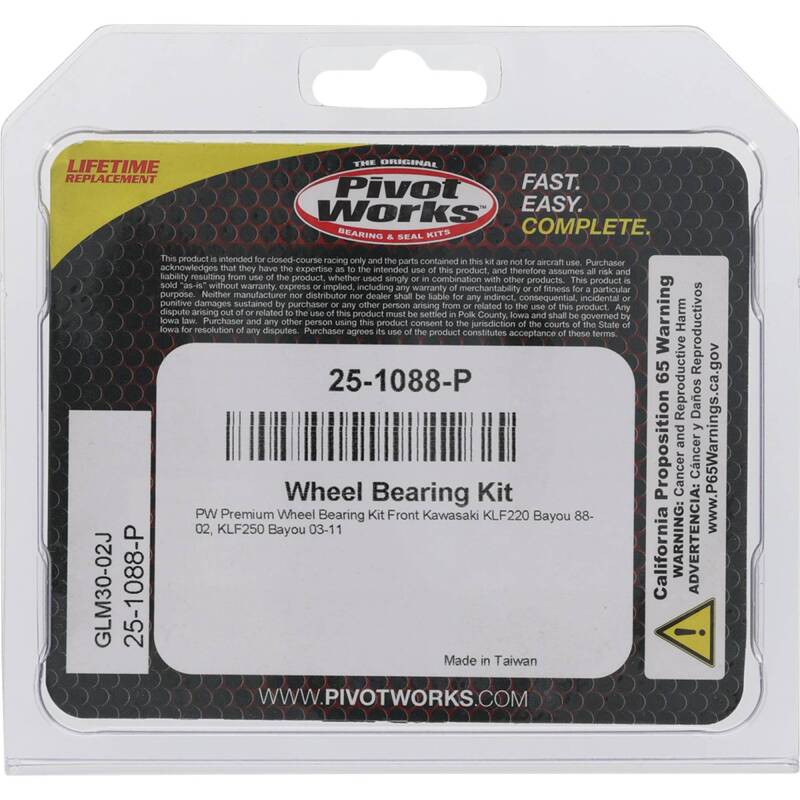 Pivot Works Premium Wheel Bearing Wheel Bearings Pivot Works