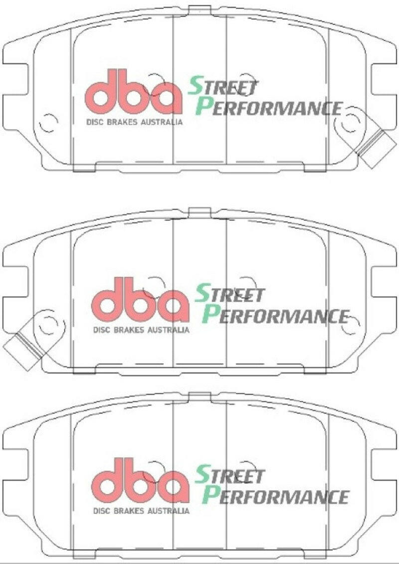 DBA 91-94 Dodge Stealth AWD XP Performance Rear Brake Pads Brake Pads - Performance DBA