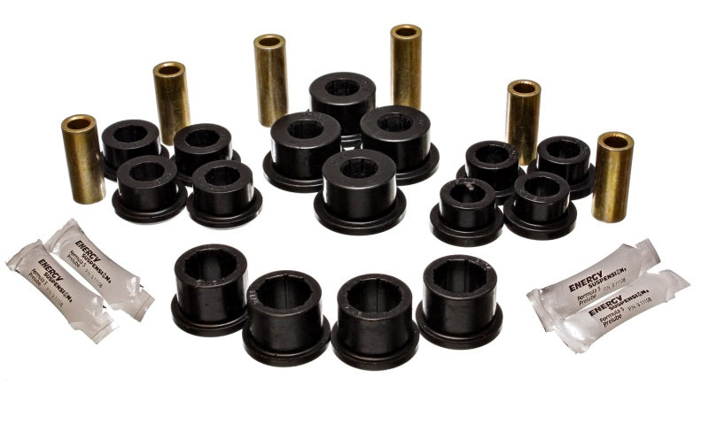 Energy Suspension 04-07 Mazda RX8 Black Rear Lateral/Trailing Arm Bushings Bushing Kits Energy Suspension