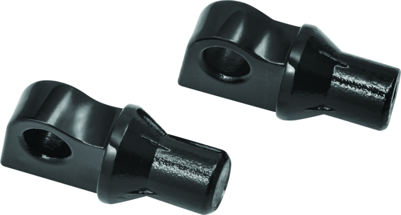 Kuryakyn Peg Adapter Harley-Davidson Male Mount Black Bolts Kuryakyn