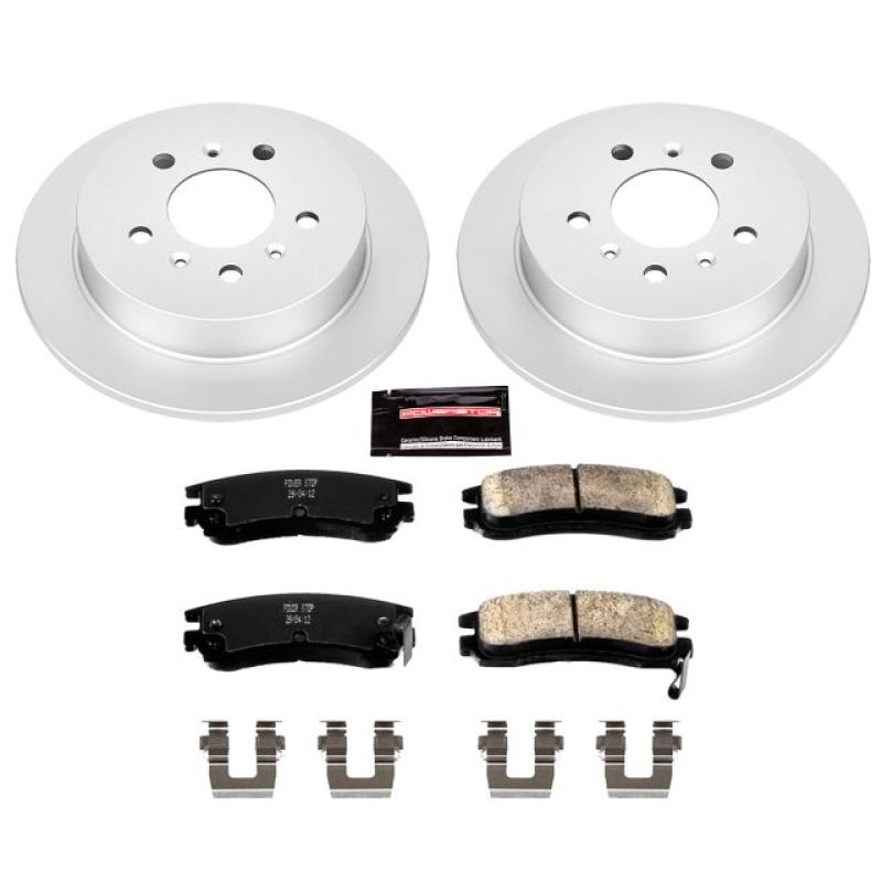 Power Stop 08-09 Buick Allure Rear Z17 Evolution Geomet Coated Brake Kit Brake Kits - Performance Blank PowerStop