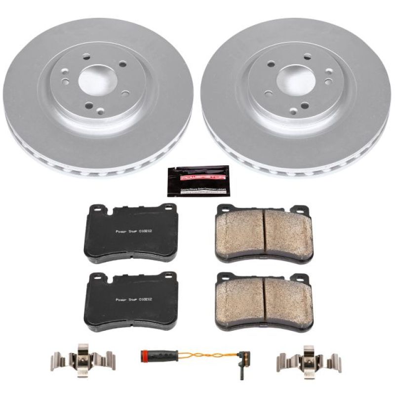Power Stop 06-08 Mercedes-Benz SLK280 Front Z23 Evolution Sport Coated Brake Kit Brake Kits - Performance D&S PowerStop