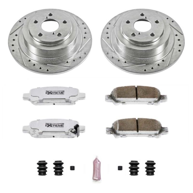 Power Stop 03-06 Subaru Baja Rear Z26 Street Warrior Brake Kit Brake Kits - Performance D&S PowerStop