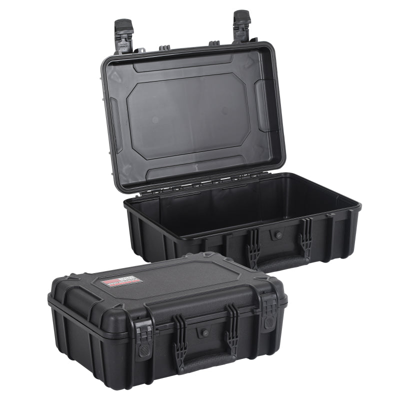 Go Rhino XVenture Gear Hard Case - Medium 18in. / Lockable / IP67 / Automatic Air Valve - Tex. Black Cargo Boxes & Bags Go Rhino