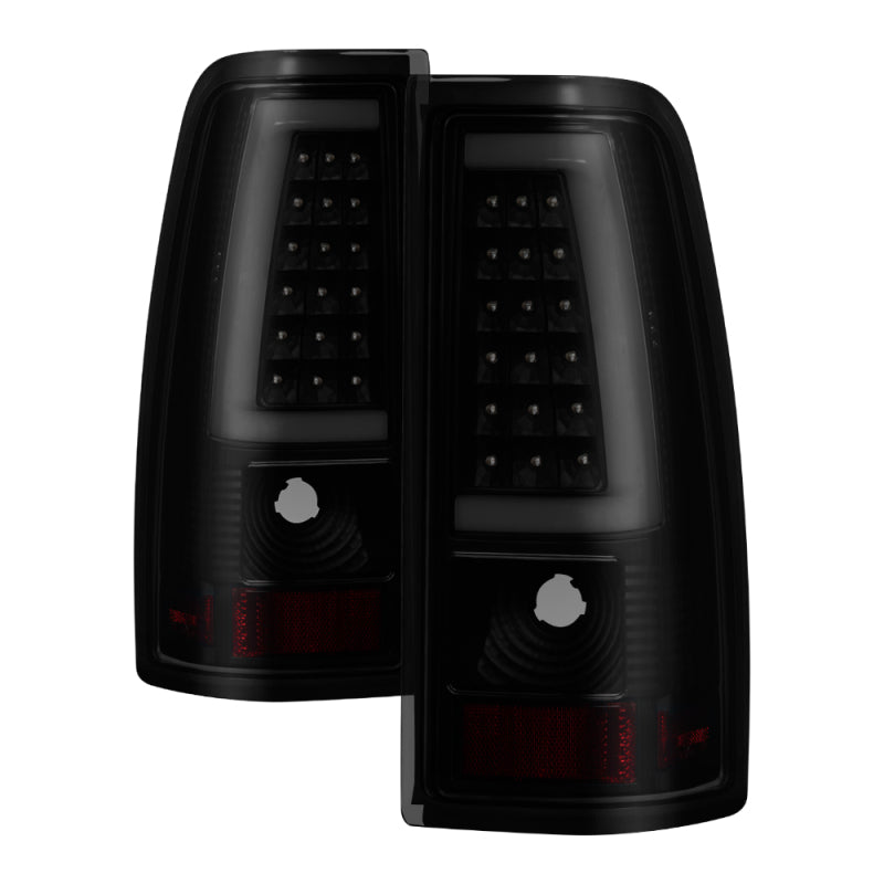 xTune Chevy Silverado 1500/2500/3500 99-02 Version 3 Tail Lights Black Smoke ALT-ON-CS99V3-LBLED-BSM Tail Lights SPYDER