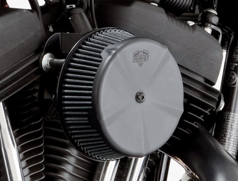 Vance & Hines Black Skullcap Intake Cover Air Intake Components Vance and Hines