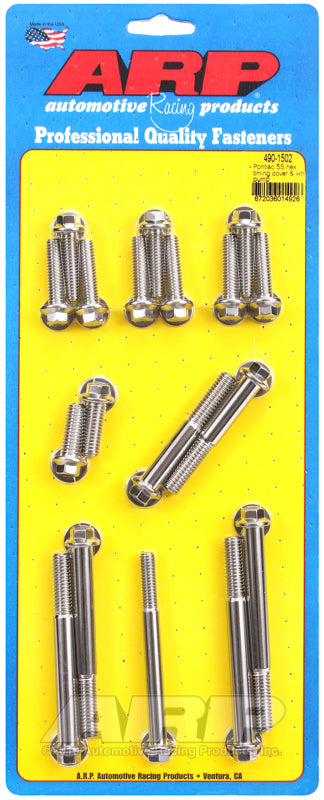 ARP Pontiac SS Polished Hex Timing Cover and Water Pump Hardware Kits - Other ARP