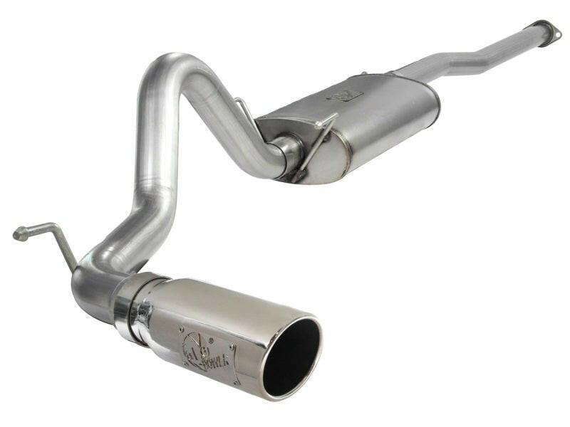 aFe MACH Force XP 3in Cat-Back Stainless Steel Exhaust w/Polished Tip Toyota Tacoma 13-14 4.0L Catback aFe