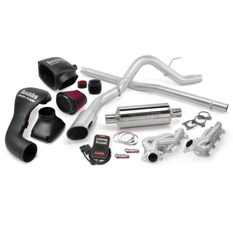 Banks Power 06-08 Ford 5.4L F-150 CCMB PowerPack System - SS Single Exhaust w/ Chrome Tip Performance Packages Banks Power