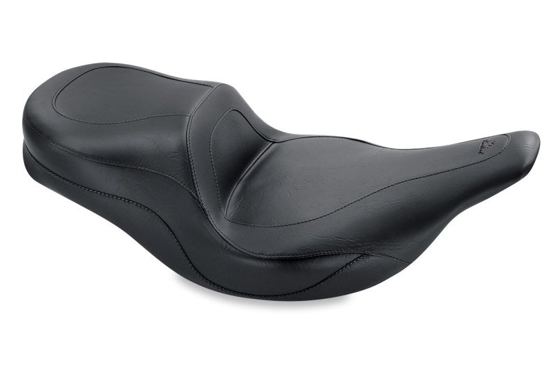 Mustang 89-96 Harley Electra Glide, Tour Glide Sport Touring 1PC Seat - Black One-Piece Motorcycle Seats Mustang Motorcycle