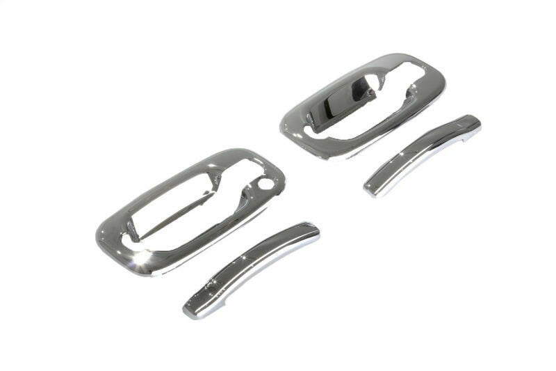 AVS 99-06 Chevy Tahoe (w/o Passenger Keyhole) Door Handle Covers (4 Door) 8pc Set - Chrome Exterior Trim AVS
