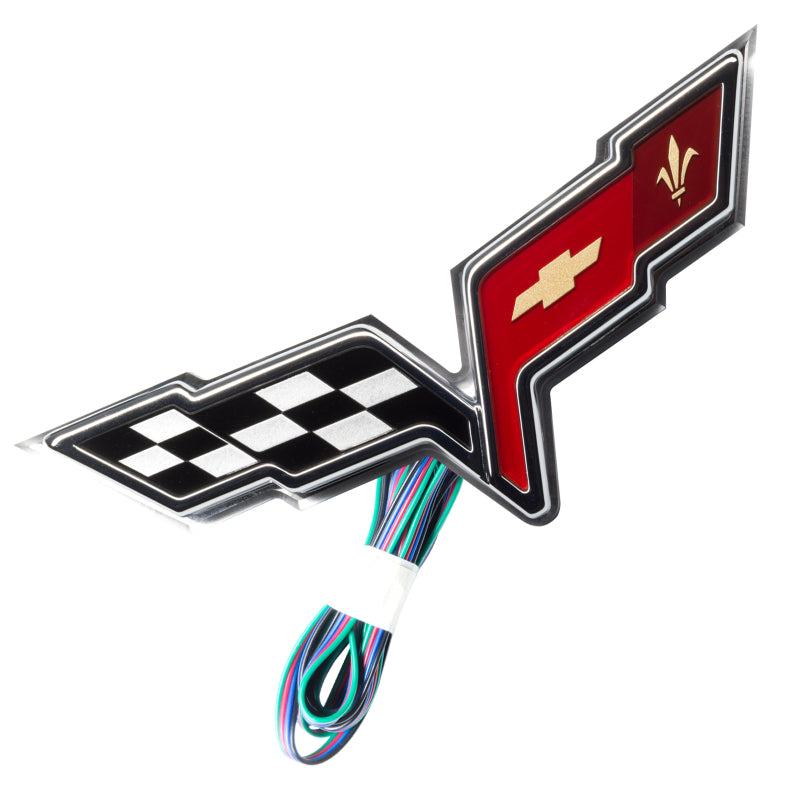 Oracle Chevrolet Corvette C6 Illuminated Emblem - ColorSHIFT Light Accessories and Wiring ORACLE Lighting