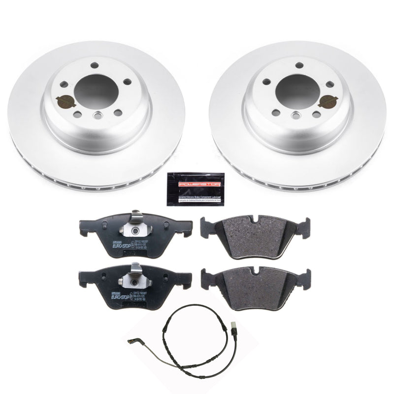 Power Stop 09-10 BMW Z4 Front Euro-Stop Brake Kit Brake Kits - OE PowerStop