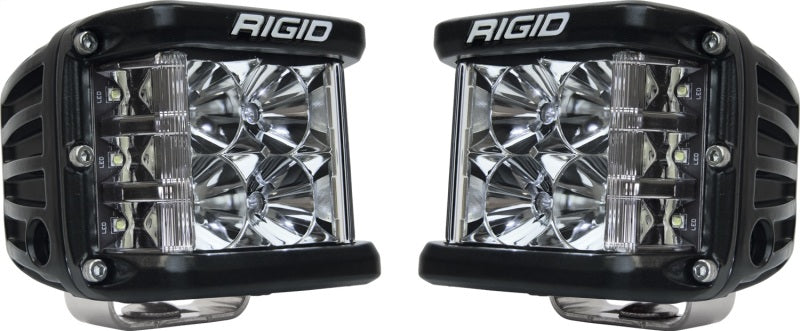 Rigid Industries D-SS - Flood - Set of 2 - Black Housing Light Bars & Cubes Rigid Industries